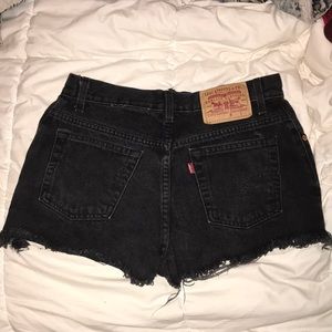 Levi’s cut off shorts